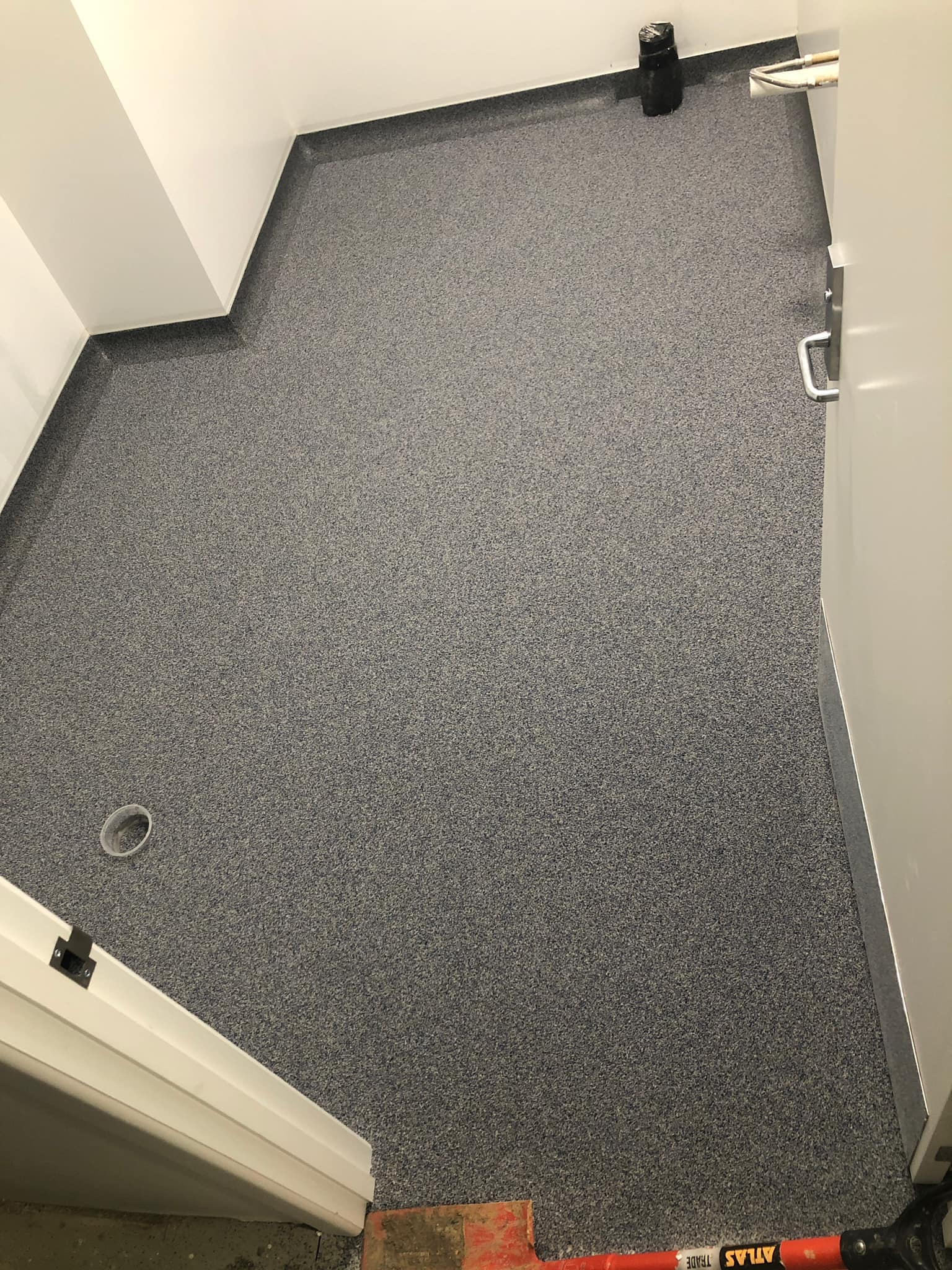 Refurbished Accessible Bathroom – Seamless MMA Flooring - Step 5